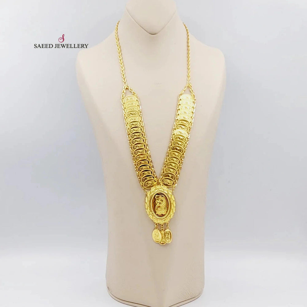 Ounce Necklace  Made Of 21K Yellow Gold by Saeed Jewelry-29446