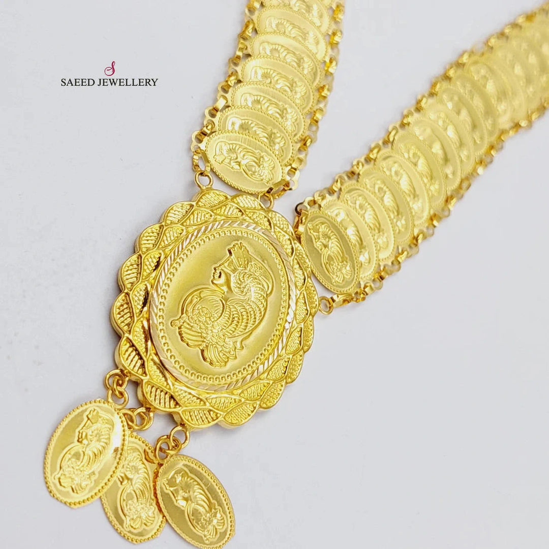 Ounce Necklace  Made Of 21K Yellow Gold by Saeed Jewelry-29446