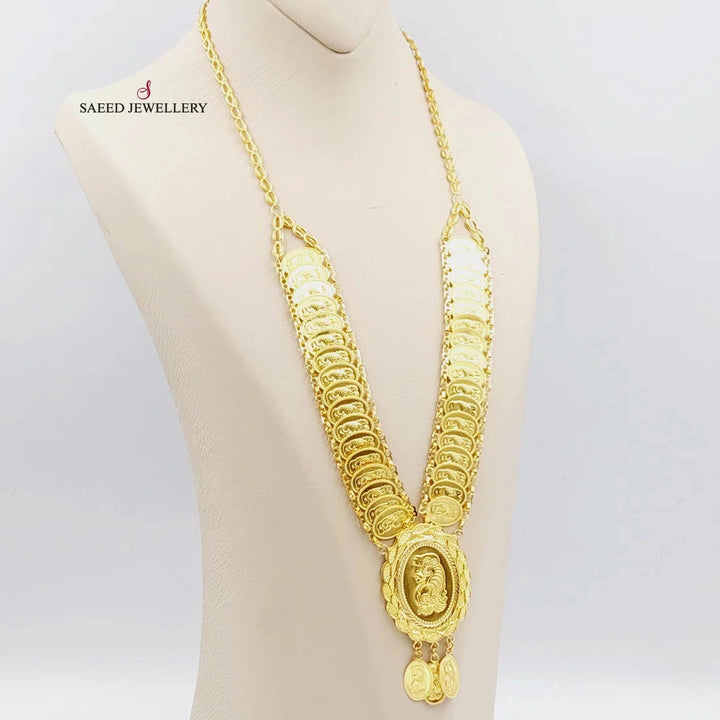 Ounce Necklace  Made Of 21K Yellow Gold by Saeed Jewelry-29446