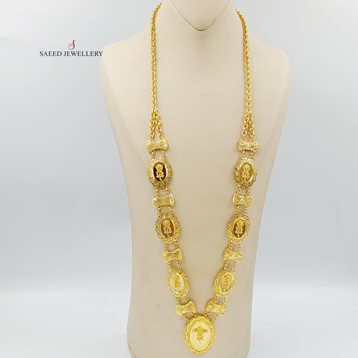 Ounce Necklace  Made Of 21K Yellow Gold by Saeed Jewelry-29864