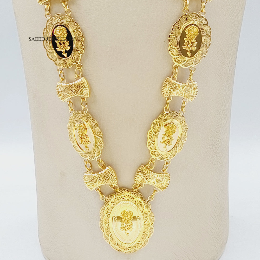 Ounce Necklace  Made Of 21K Yellow Gold by Saeed Jewelry-29864