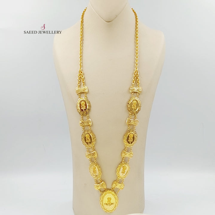 Ounce Necklace  Made Of 21K Yellow Gold by Saeed Jewelry-29864
