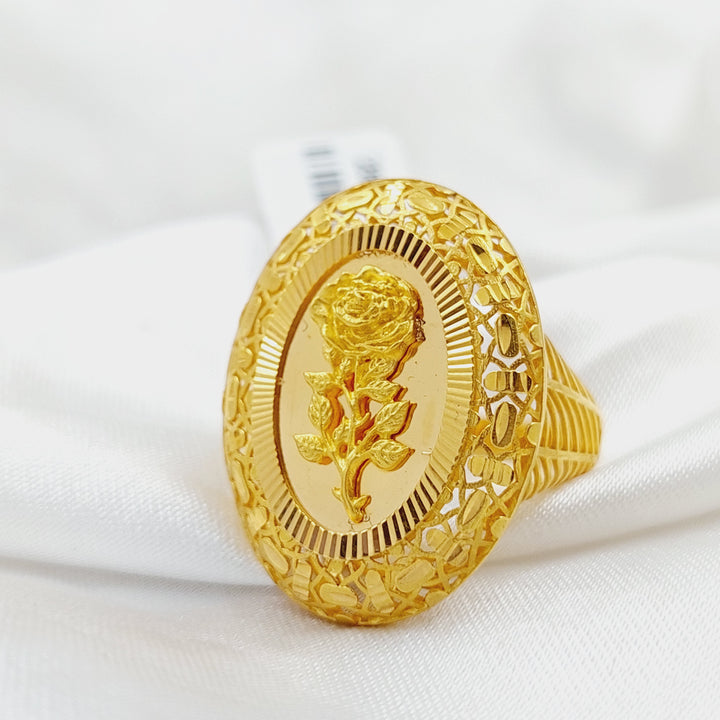 Ounce Ring  Made Of 21K Yellow Gold by Saeed Jewelry-28878