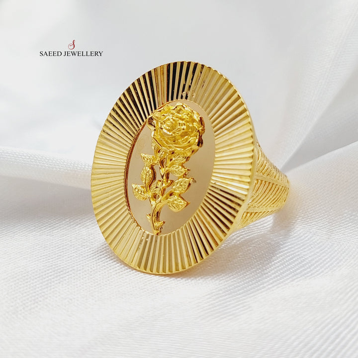 Ounce Ring  Made Of 21K Yellow Gold by Saeed Jewelry-29113