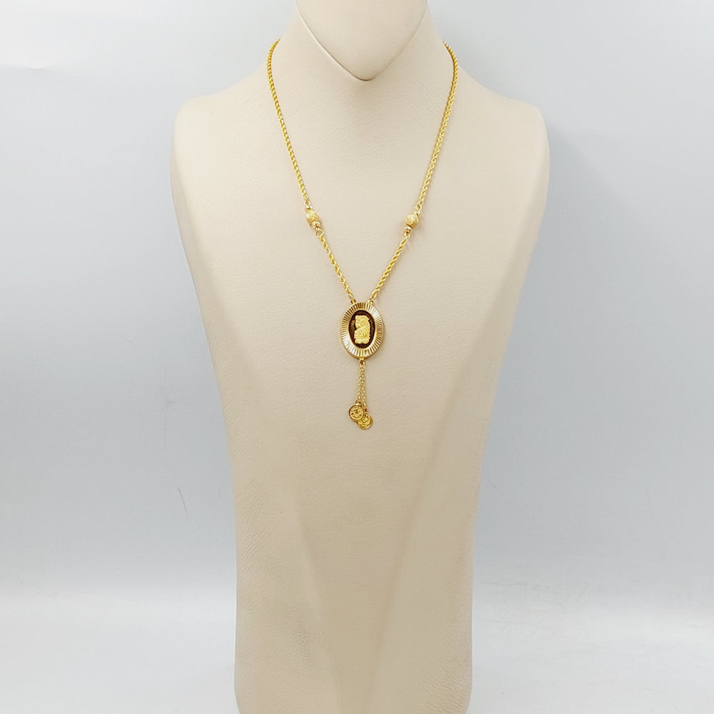 Ounce Rope Necklace  Made Of 21K Yellow Gold by Saeed Jewelry-28715