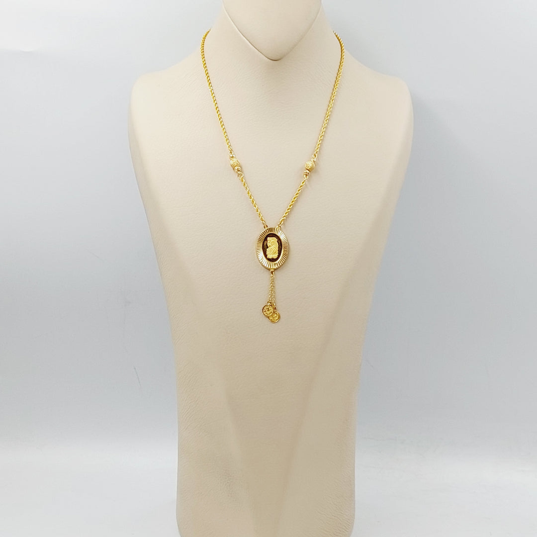 Ounce Rope Necklace  Made Of 21K Yellow Gold by Saeed Jewelry-28715