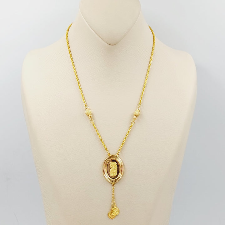 Ounce Rope Necklace  Made Of 21K Yellow Gold by Saeed Jewelry-28715