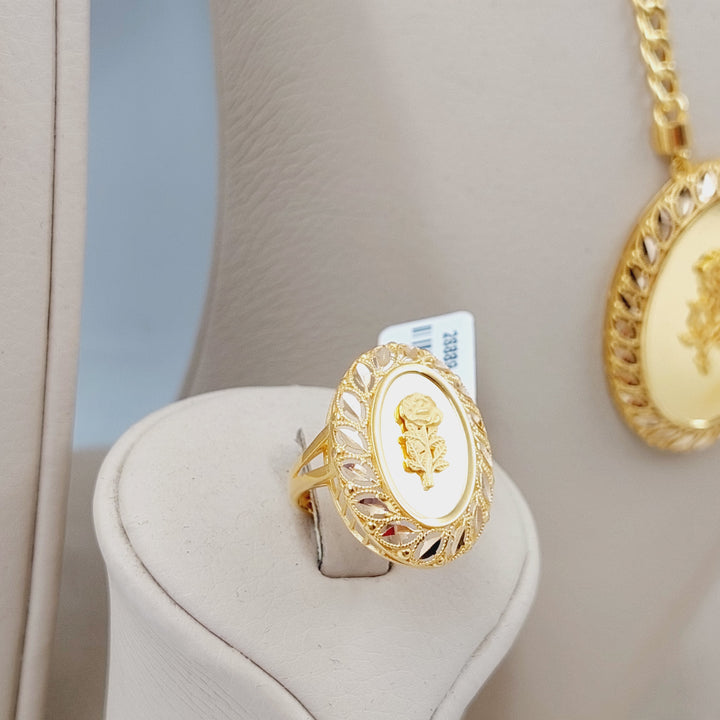 Ounce Set  Made Of 21K Yellow Gold by Saeed Jewelry-28889