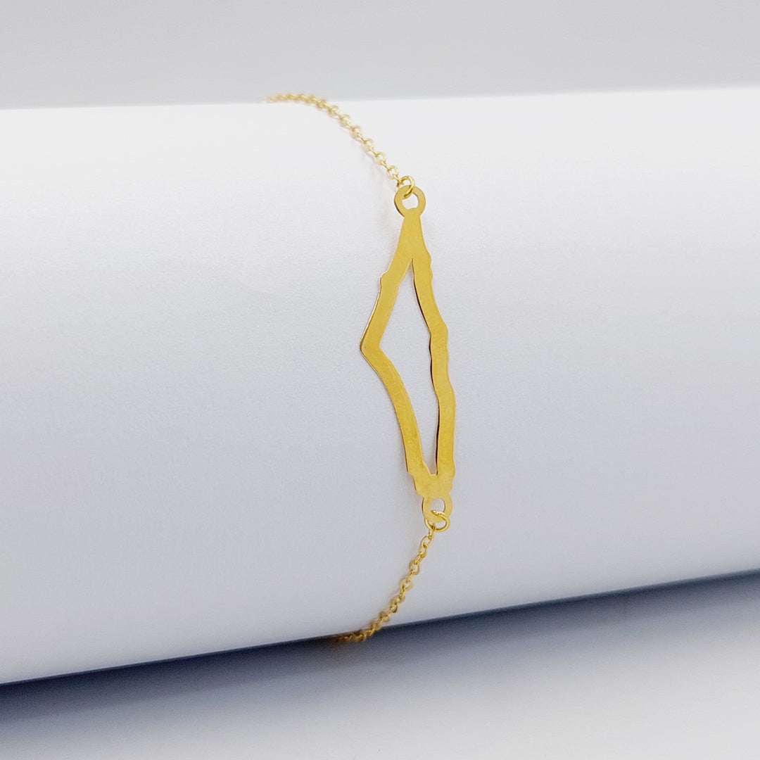 Palestine Bracelet  Made Of 18K Yellow Gold by Saeed Jewelry-29445