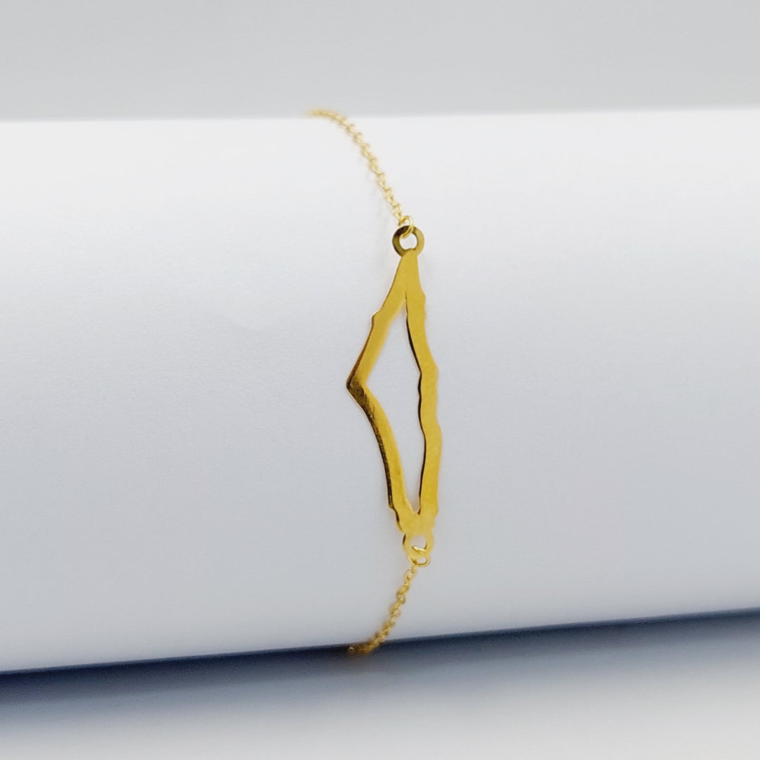 Palestine Bracelet  Made Of 18K Yellow Gold by Saeed Jewelry-29445