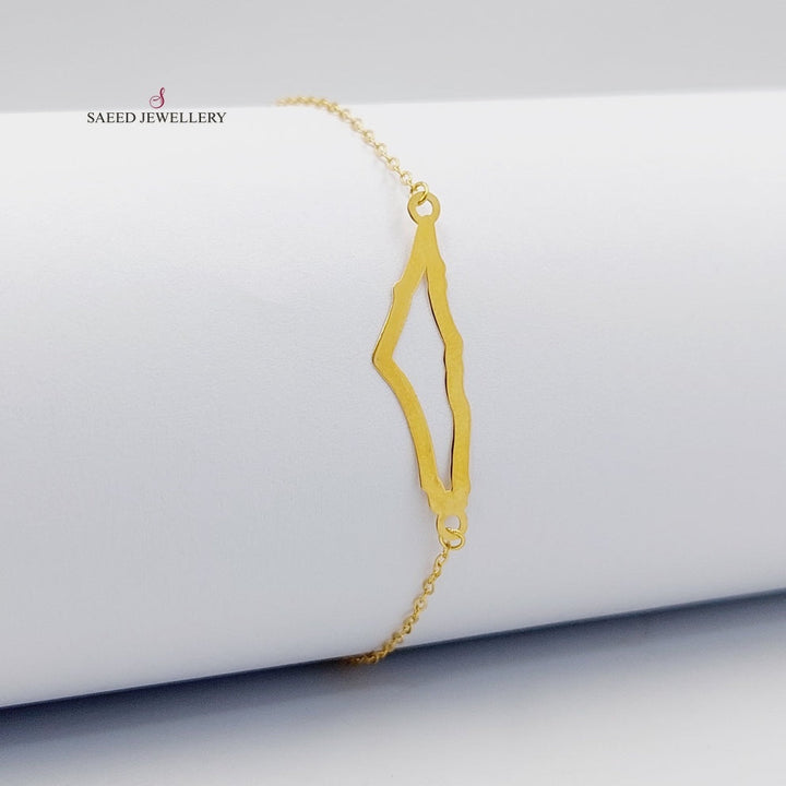 Palestine Bracelet  Made Of 18K Yellow Gold by Saeed Jewelry-29632