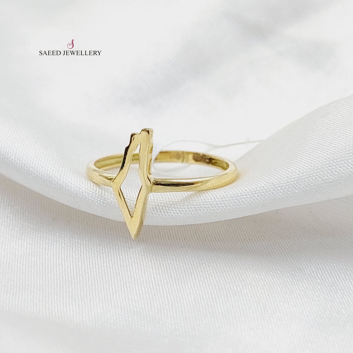 Palestine Ring  Made Of 18K Yellow Gold by Saeed Jewelry-29884