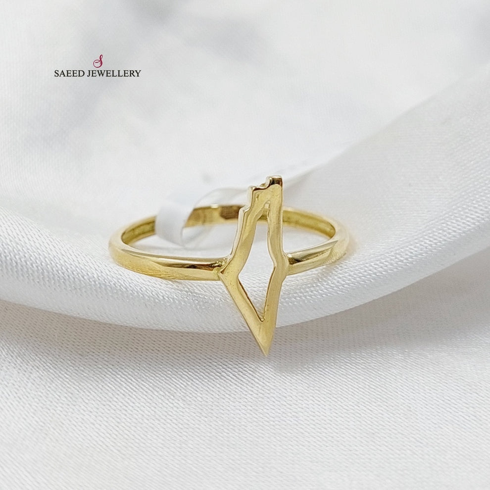 Palestine Ring  Made Of 18K Yellow Gold by Saeed Jewelry-30119