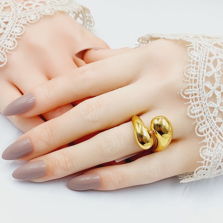 Plain Belt Ring  Made of 21K Yellow Gold by Saeed Jewelry-30827