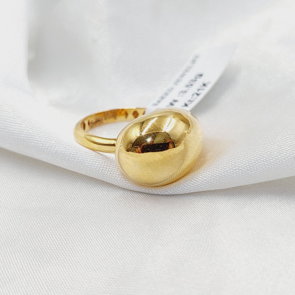 Plain Belt Ring  Made of 21K Yellow Gold by Saeed Jewelry-30828