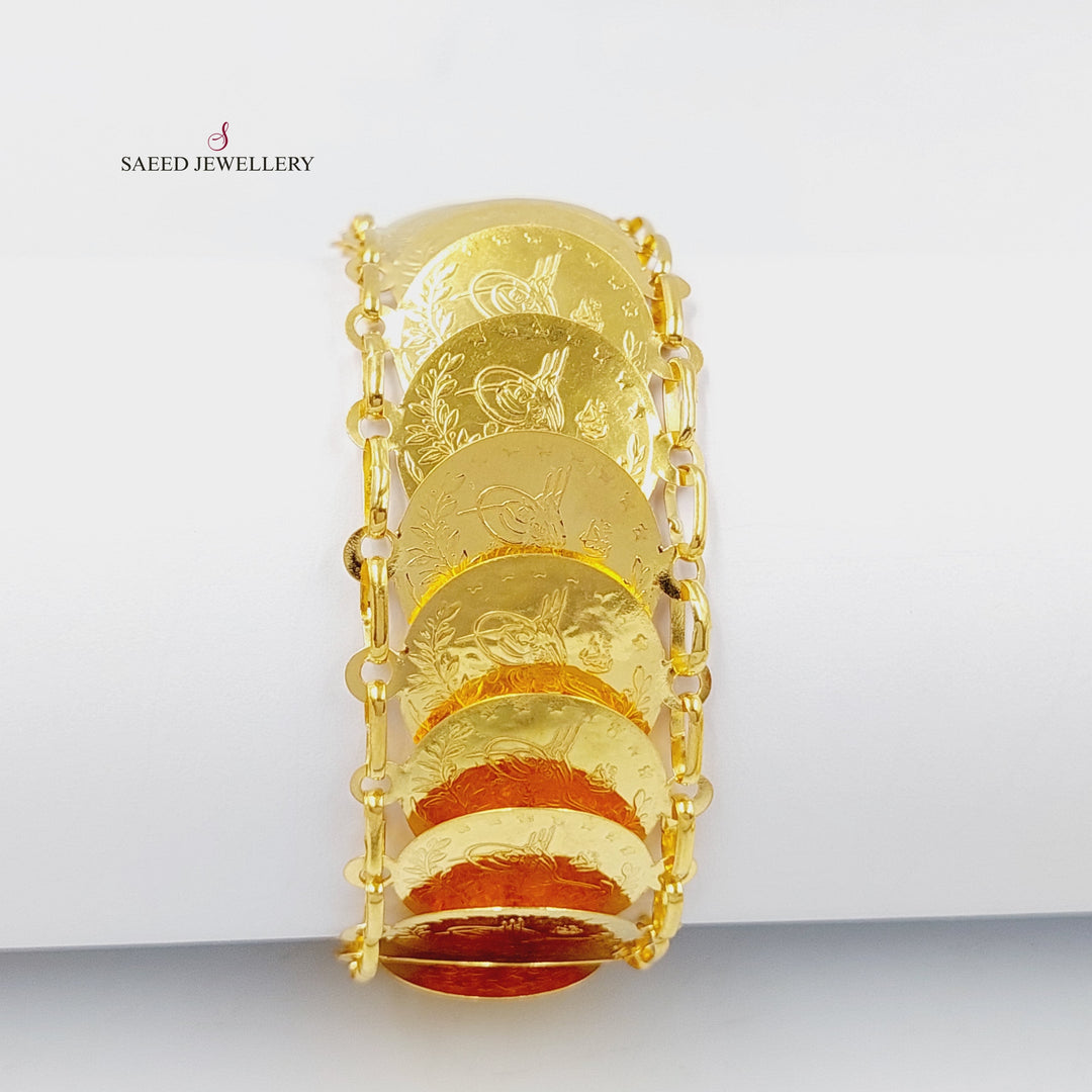 Print Rashadi Bracelet  Made Of 21K Yellow Gold by Saeed Jewelry-29921