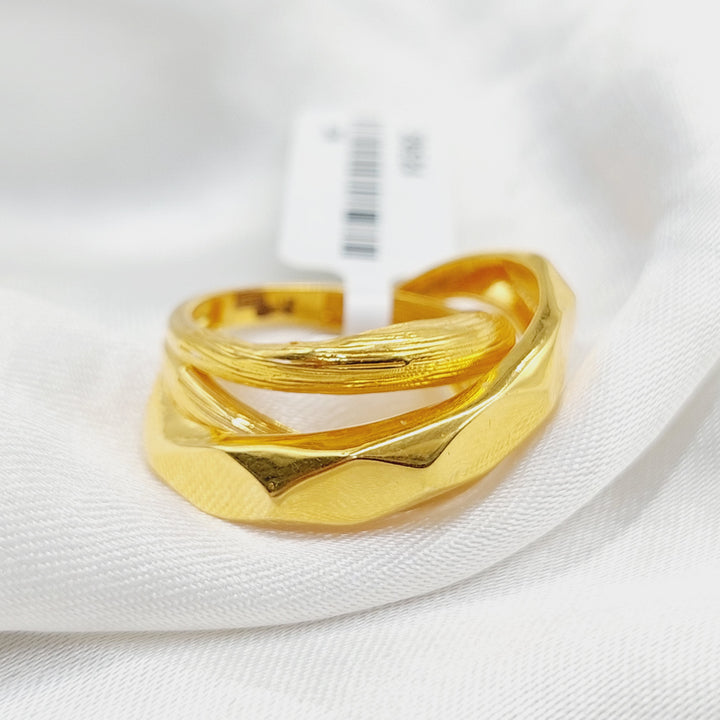 Pyramid Ring  Made Of 21K Yellow Gold by Saeed Jewelry-29524