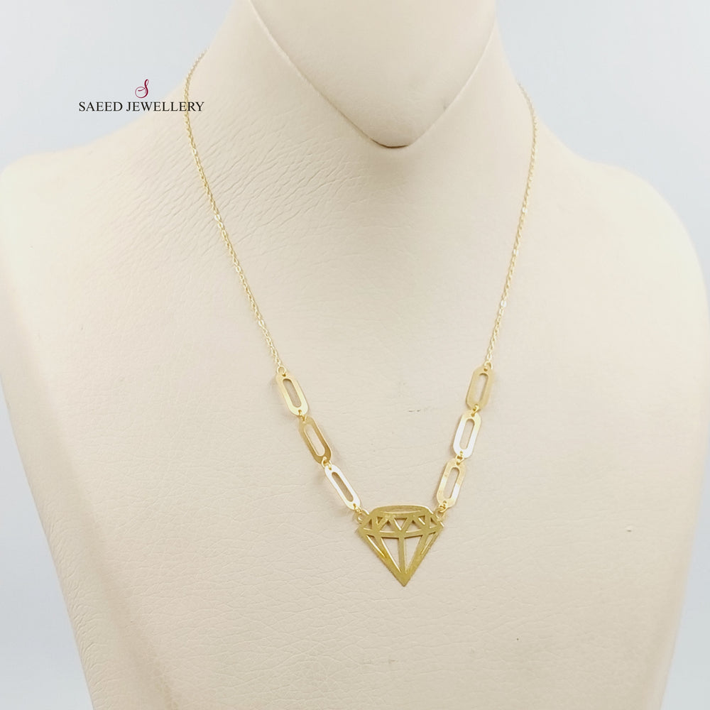   Queen Necklace  Made Of 18K Yellow Gold  <br>Bracelet Length: <strong> 19cm </strong> by Saeed Jewelry-29891