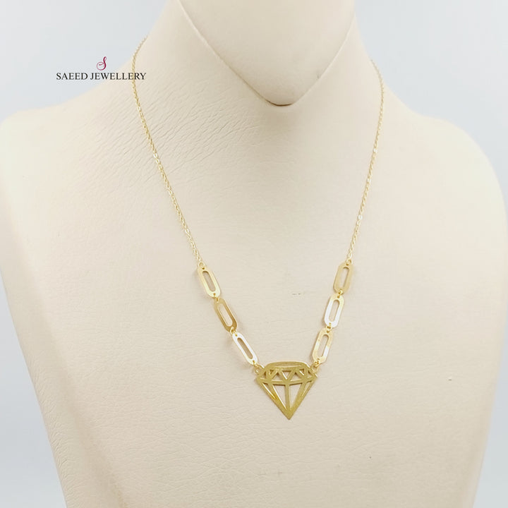   Queen Necklace  Made Of 18K Yellow Gold  <br>Bracelet Length: <strong> 19cm </strong> by Saeed Jewelry-29891