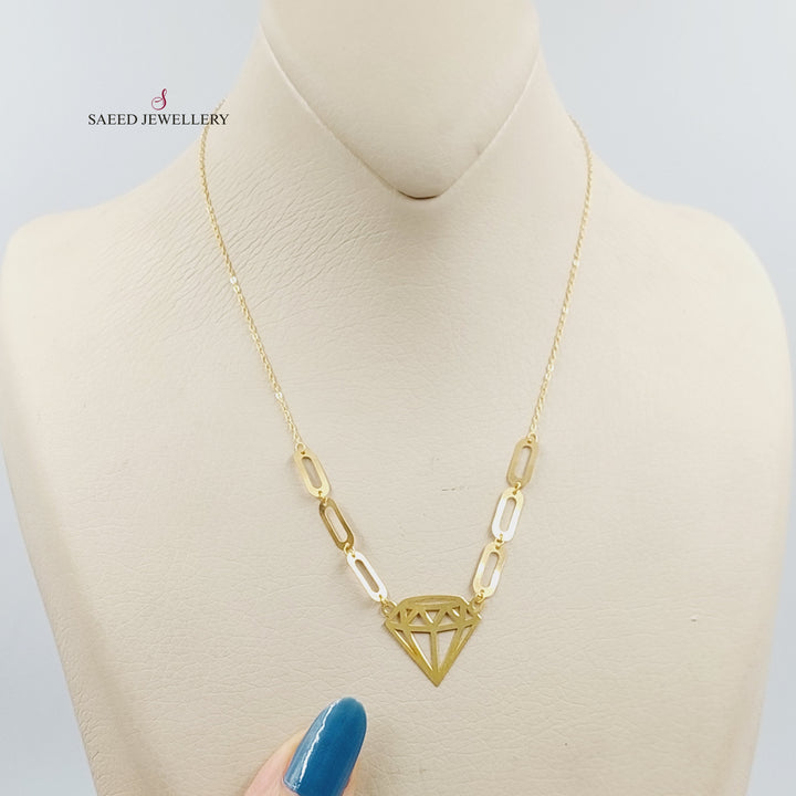   Queen Necklace  Made Of 18K Yellow Gold  <br>Bracelet Length: <strong> 19cm </strong> by Saeed Jewelry-29891