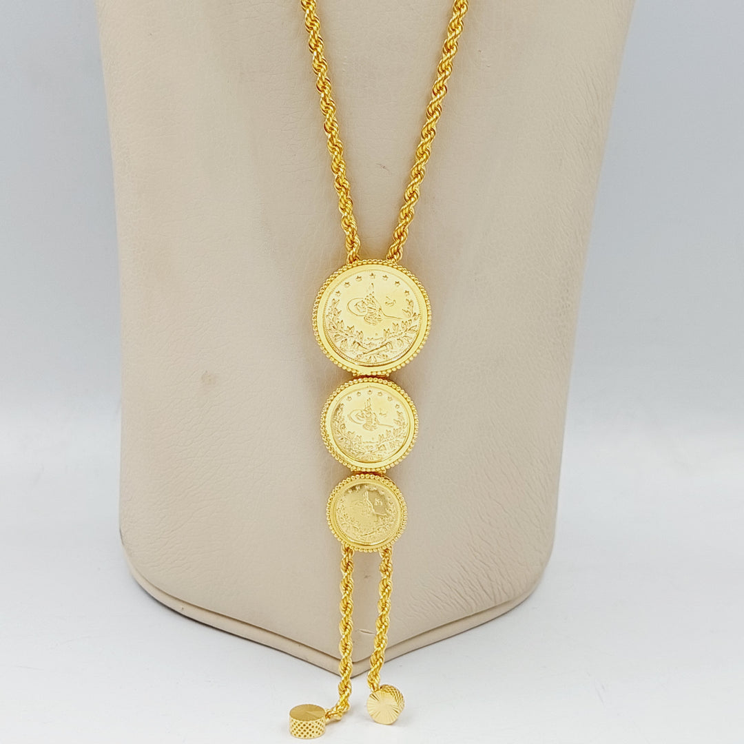 Rashadi Balls Necklace  Made Of 21K Yellow Gold by Saeed Jewelry-28891