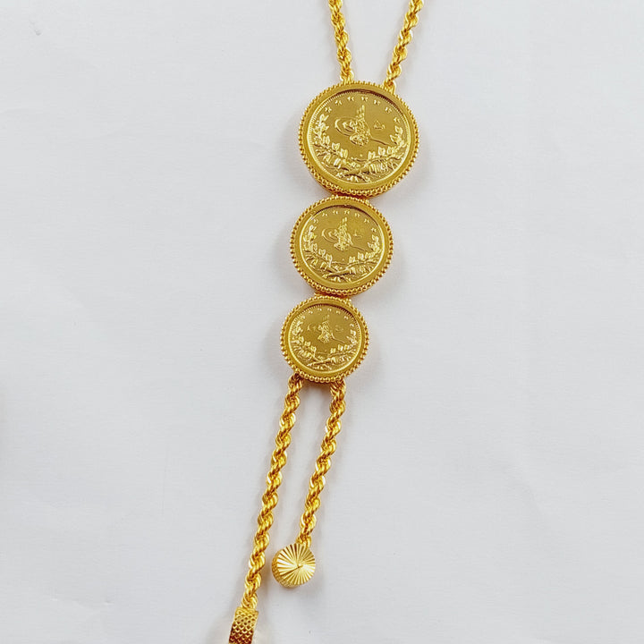 Rashadi Balls Necklace  Made Of 21K Yellow Gold by Saeed Jewelry-28891