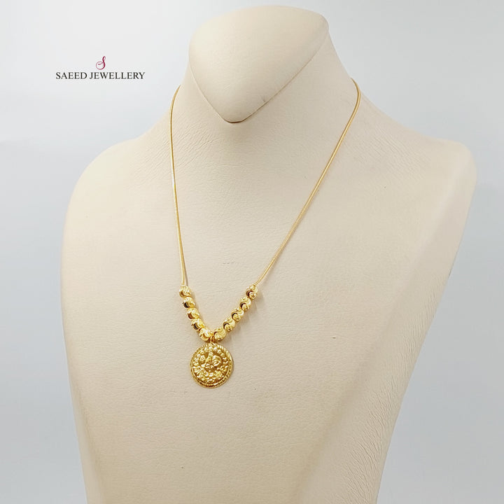 Rashadi Balls Necklace  Made Of 21K Yellow Gold by Saeed Jewelry-29720
