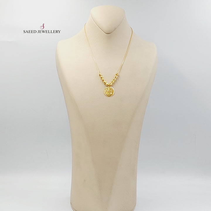 Rashadi Balls Necklace  Made Of 21K Yellow Gold by Saeed Jewelry-29720