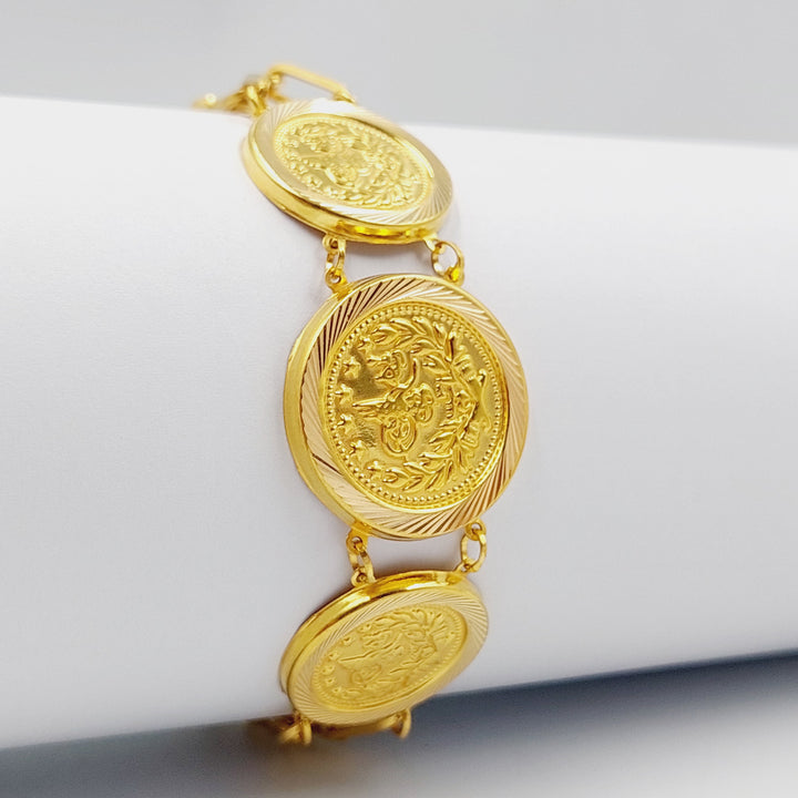 Rashadi Bracelet  Made Of 21K Yellow Gold by Saeed Jewelry-28959