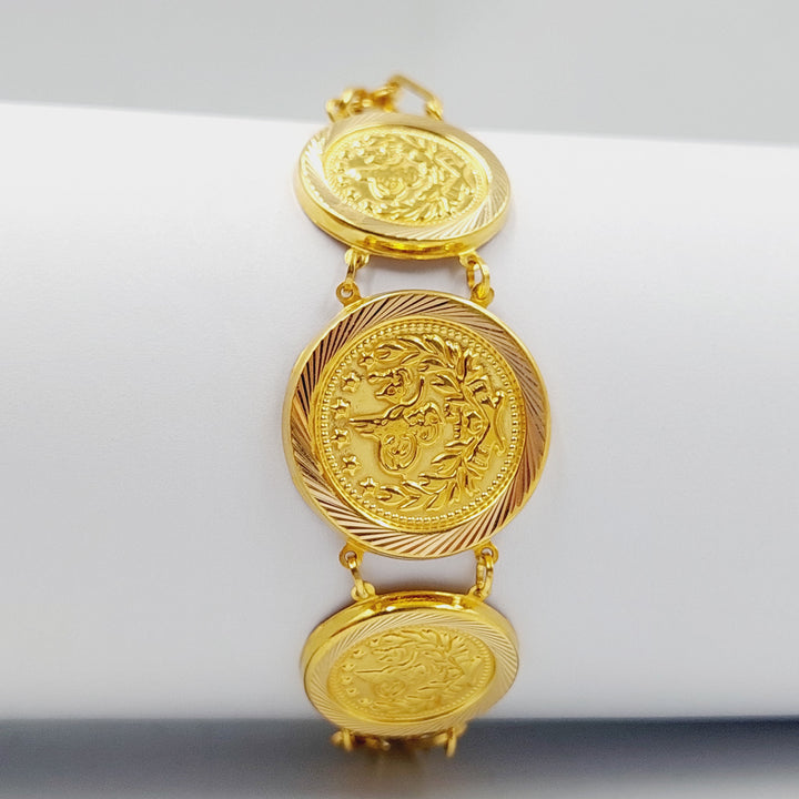 Rashadi Bracelet  Made Of 21K Yellow Gold by Saeed Jewelry-28959