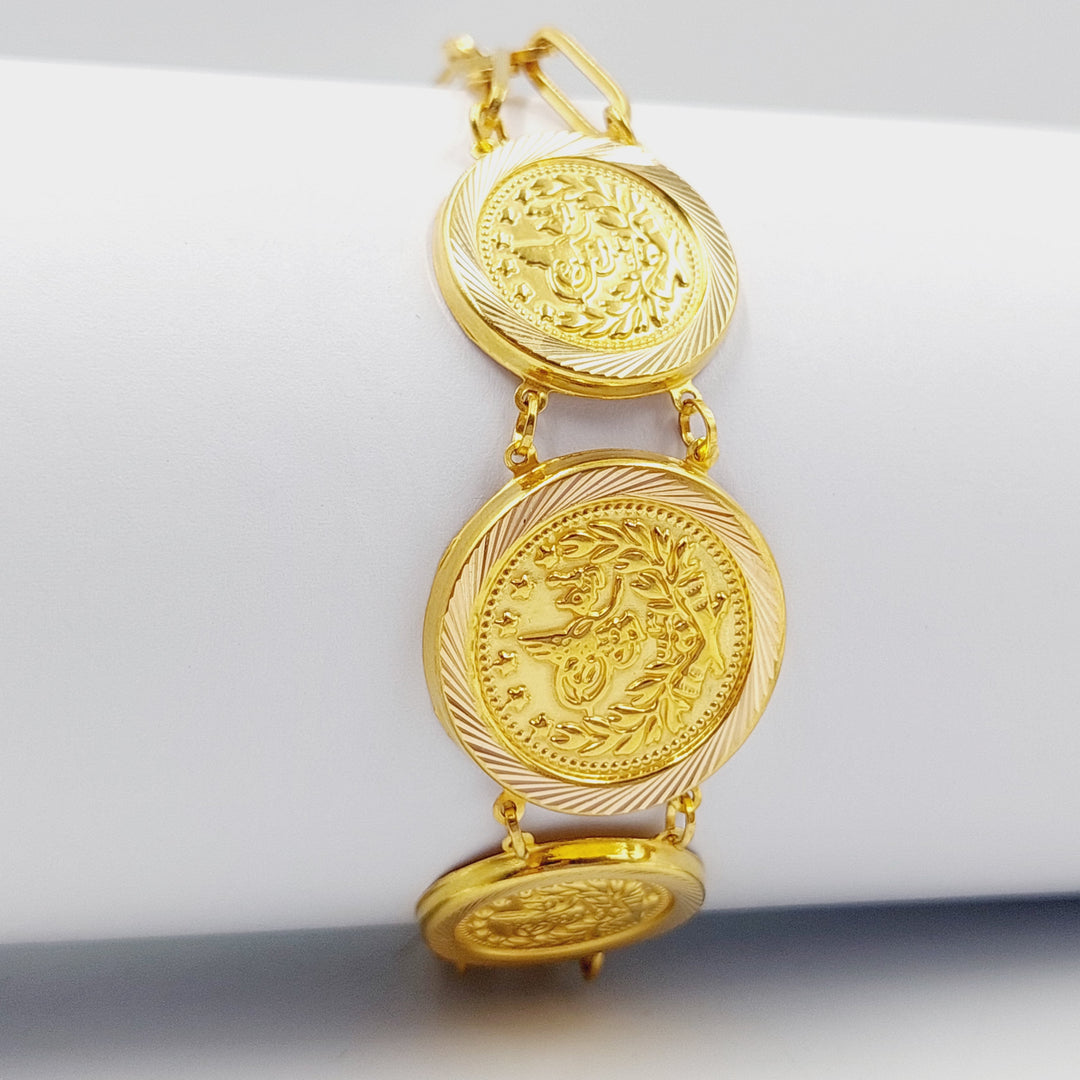 Rashadi Bracelet  Made Of 21K Yellow Gold by Saeed Jewelry-28959