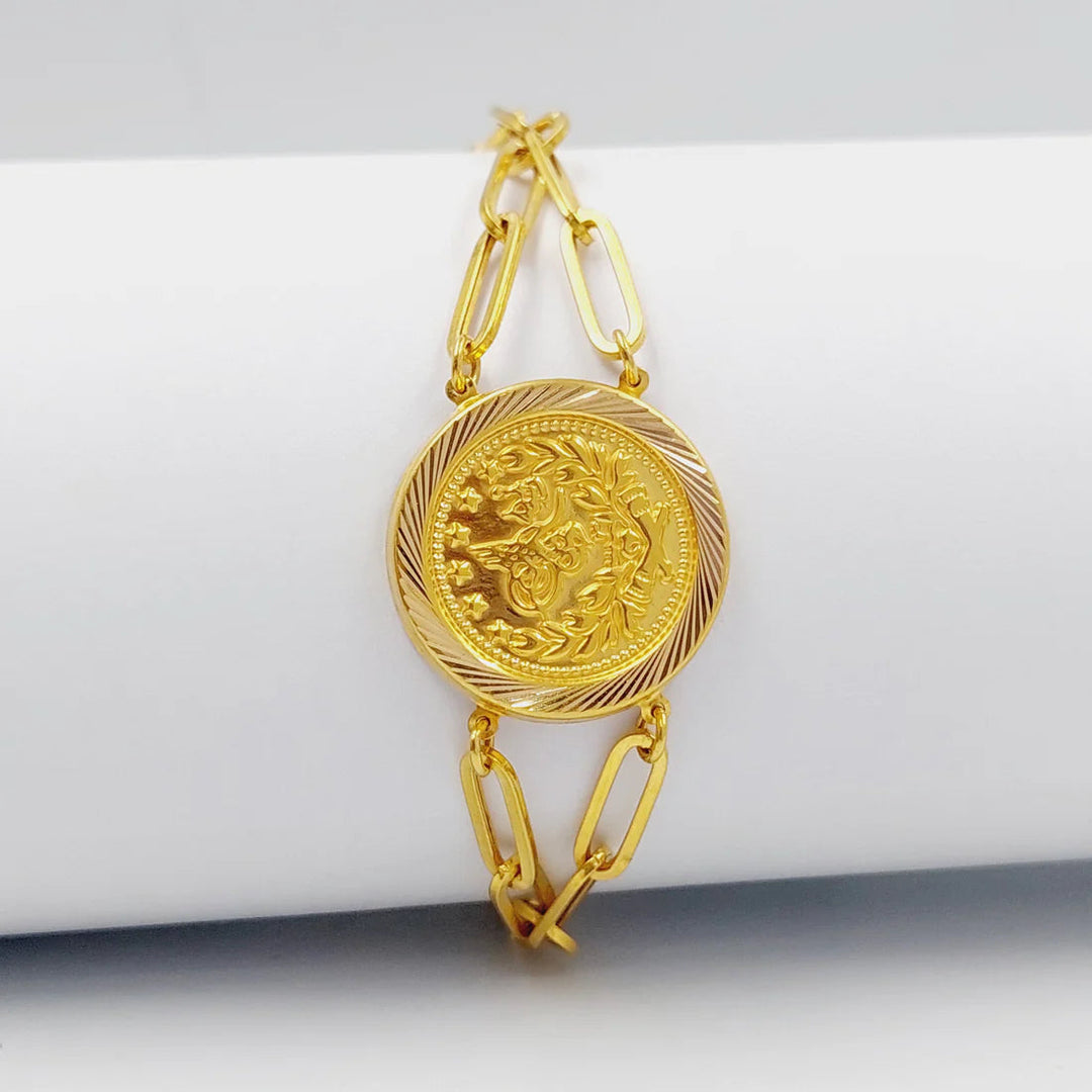 Rashadi Bracelet  Made Of 21K Yellow Gold by Saeed Jewelry-28960