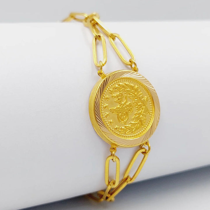 Rashadi Bracelet  Made Of 21K Yellow Gold by Saeed Jewelry-28960