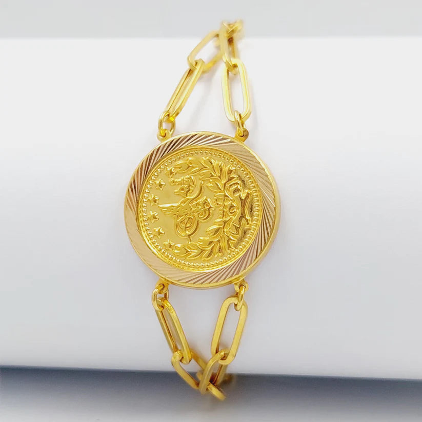Rashadi Bracelet  Made Of 21K Yellow Gold by Saeed Jewelry-28960