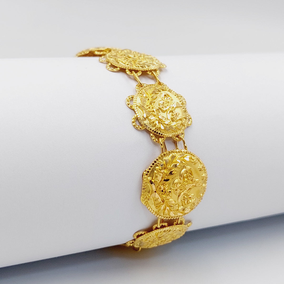 Rashadi Bracelet  Made Of 21K Yellow Gold by Saeed Jewelry-29449