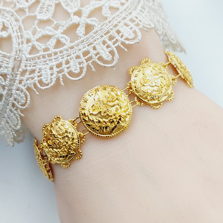 Rashadi Bracelet  Made Of 21K Yellow Gold by Saeed Jewelry-29449