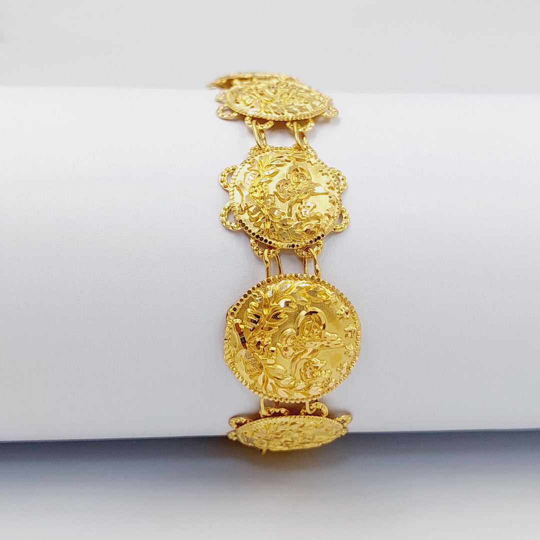 Rashadi Bracelet  Made Of 21K Yellow Gold by Saeed Jewelry-29449