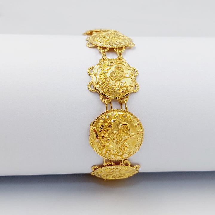 Rashadi Bracelet  Made Of 21K Yellow Gold by Saeed Jewelry-29449
