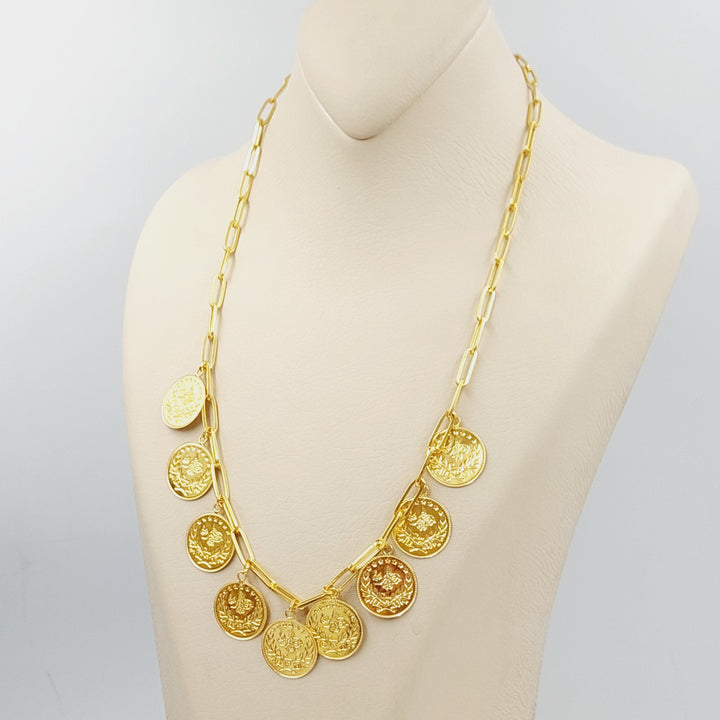Rashadi Dandash Necklace Made Of 21K Yellow Gold by Saeed Jewelry-28413