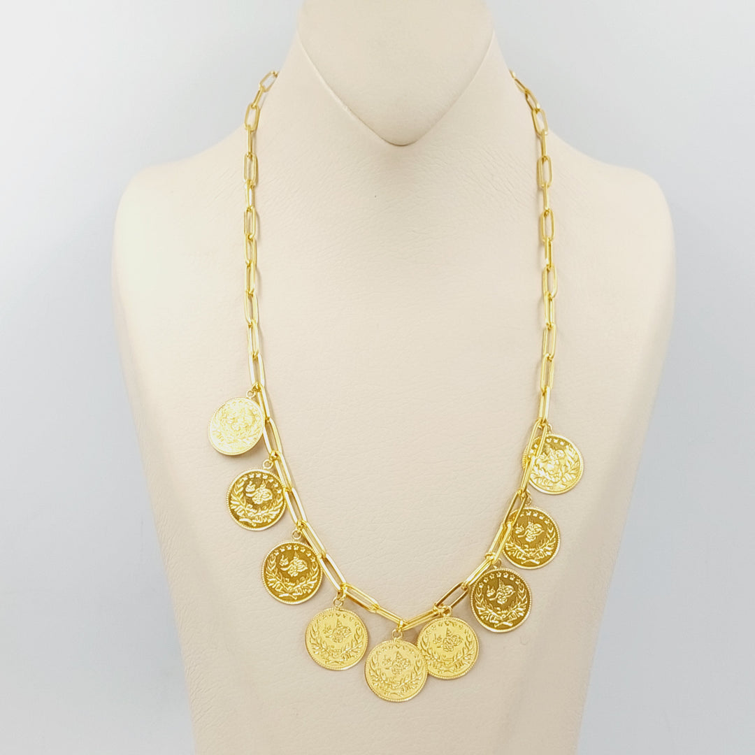 Rashadi Dandash Necklace Made Of 21K Yellow Gold by Saeed Jewelry-28413
