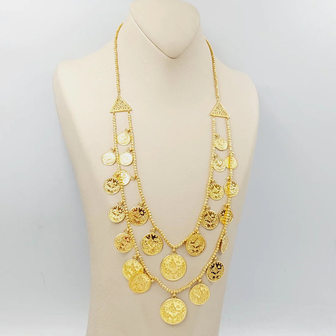 Rashadi Dandash Necklace  Made Of 21K Yellow Gold by Saeed Jewelry-29095