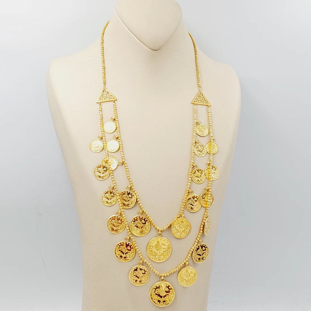 Rashadi Dandash Necklace  Made Of 21K Yellow Gold by Saeed Jewelry-29095