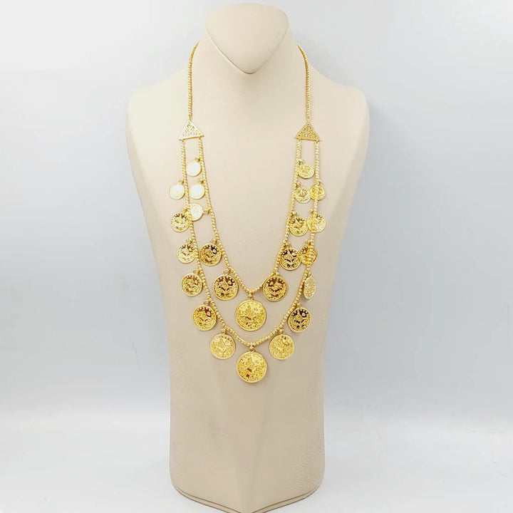 Rashadi Dandash Necklace  Made Of 21K Yellow Gold by Saeed Jewelry-29095