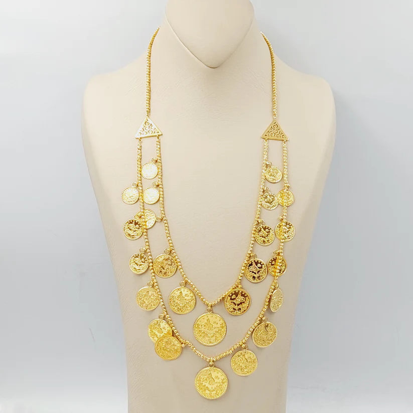 Rashadi Dandash Necklace  Made Of 21K Yellow Gold by Saeed Jewelry-29095