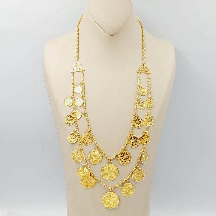 Rashadi Dandash Necklace  Made Of 21K Yellow Gold by Saeed Jewelry-29095