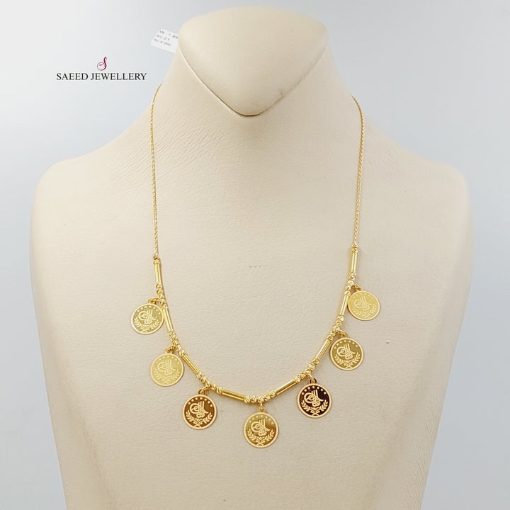 Rashadi Dandash Necklace  Made Of 21K Yellow Gold by Saeed Jewelry-29770