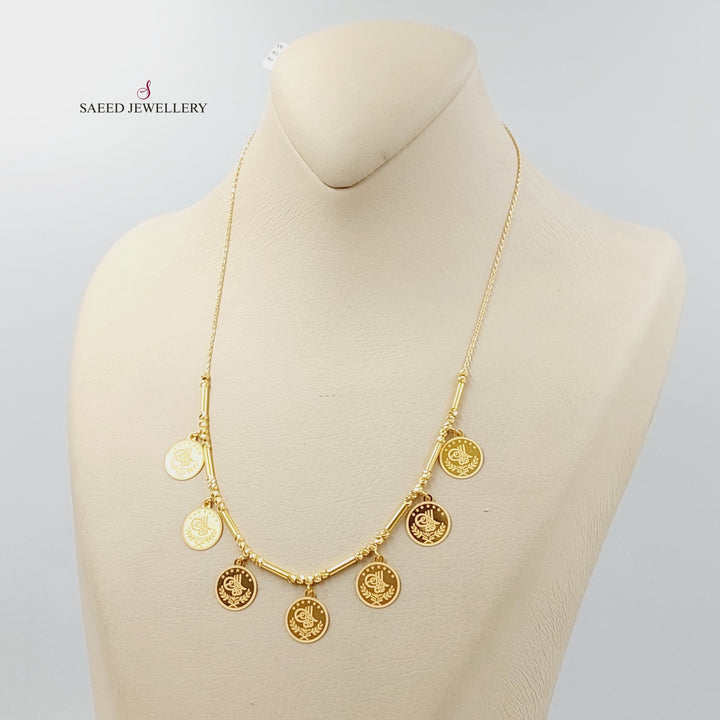 Rashadi Dandash Necklace  Made Of 21K Yellow Gold by Saeed Jewelry-29770