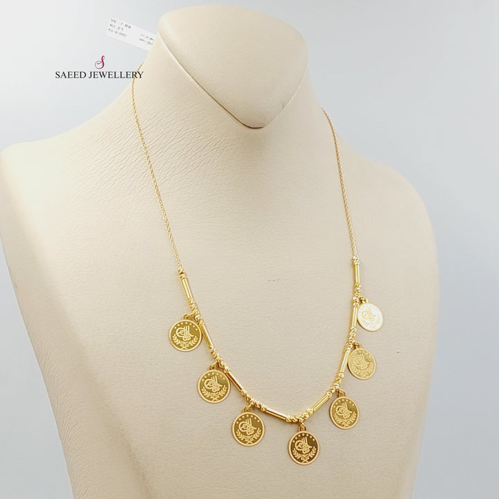 Rashadi Dandash Necklace  Made Of 21K Yellow Gold by Saeed Jewelry-29770