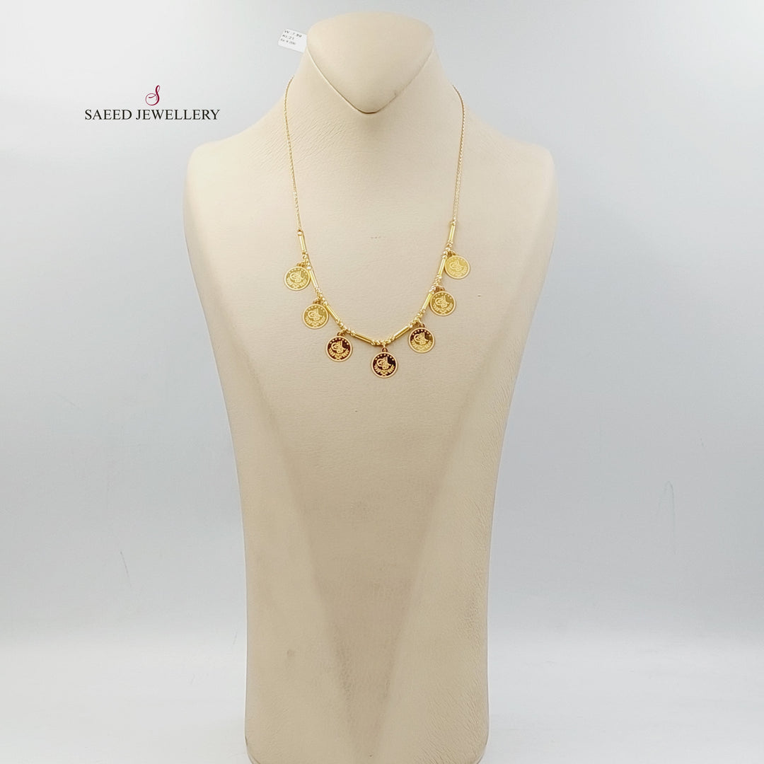 Rashadi Dandash Necklace  Made Of 21K Yellow Gold by Saeed Jewelry-29770