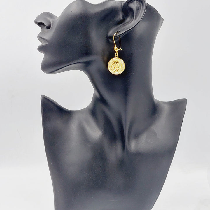 Rashadi Earrings  Made Of 21K Yellow Gold by Saeed Jewelry-28961
